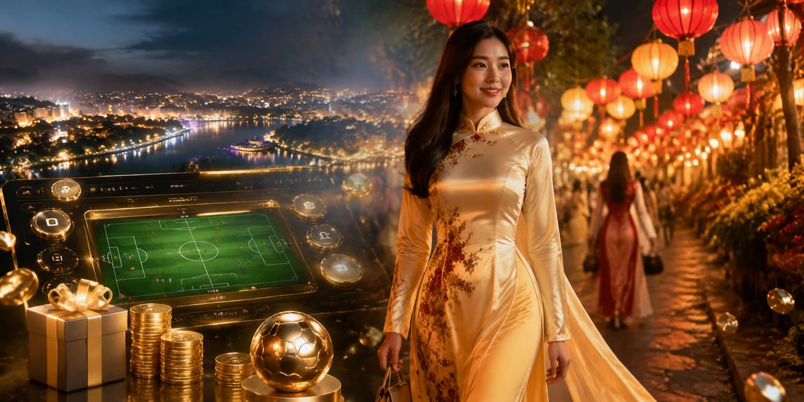 Không gian cá cược casino hiện đại với ánh đèn rực rỡ dành cho người dùng Việt Nam